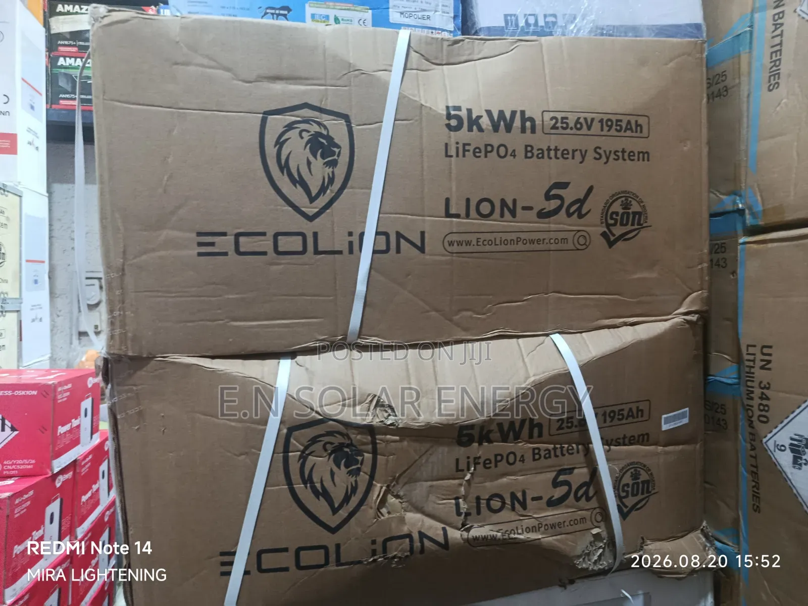 5kwh Ecolion Lithium Battery 24v