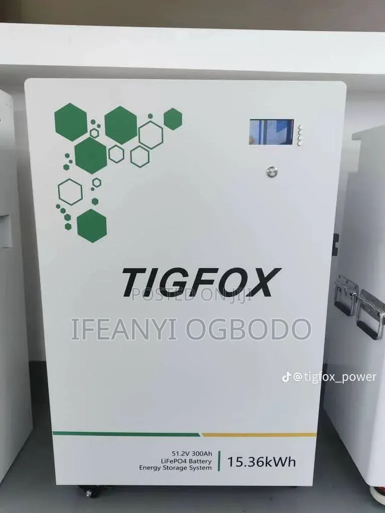 Tigfox Lithium Battery 15kwh 51.2v