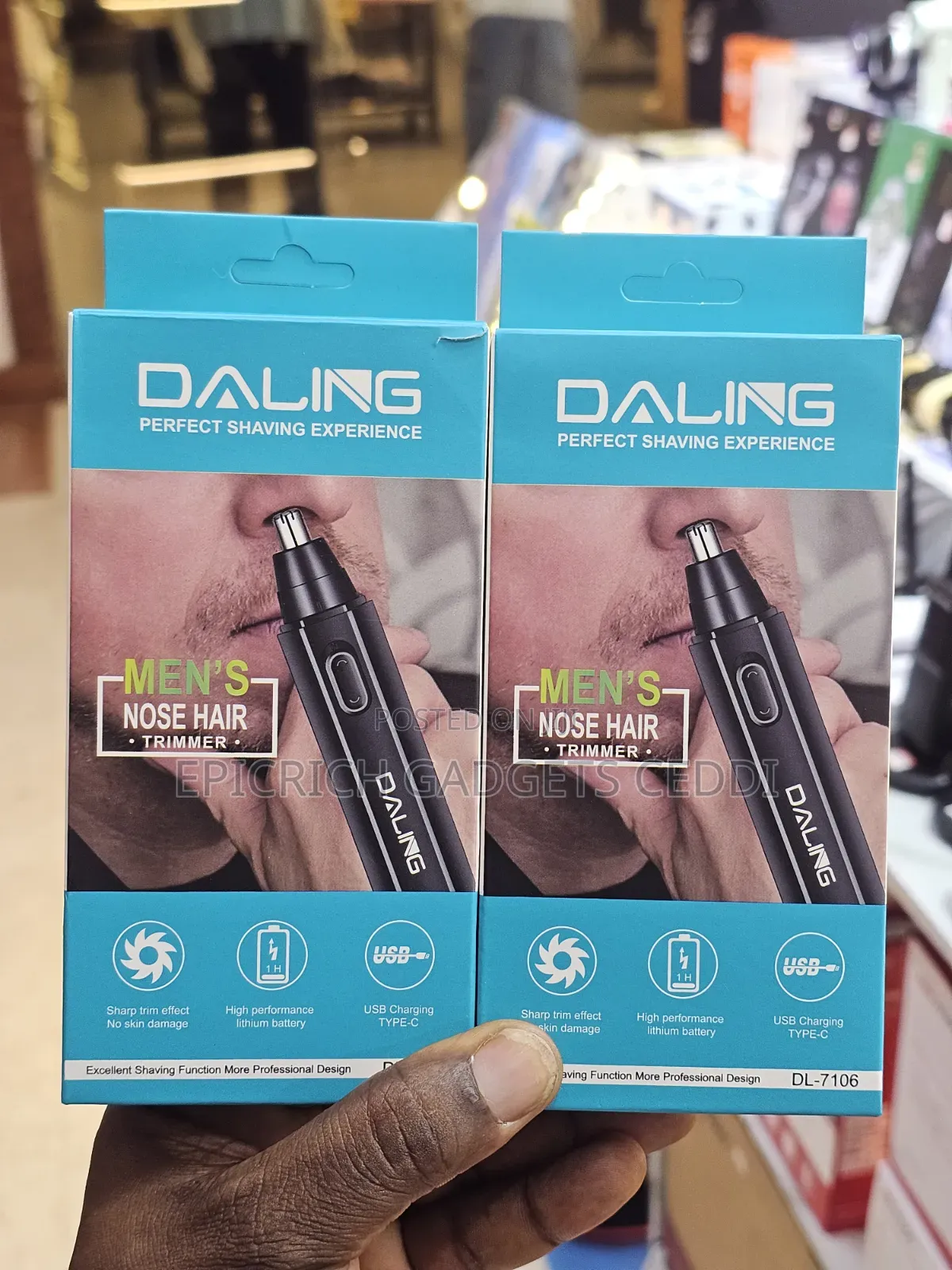 Rechargeable Nose Hair Trimmer for Men and Women