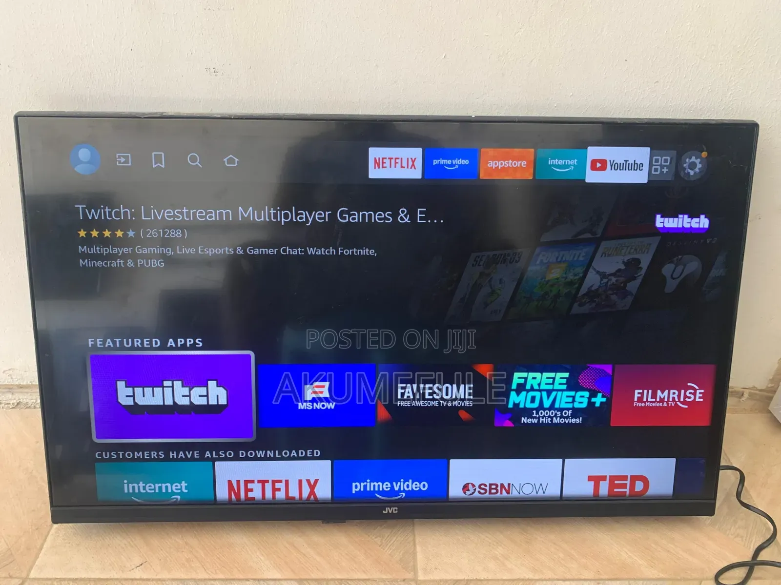 JVC Fire Smart TV 32 Inches Full HD Display With Free Netflix Account