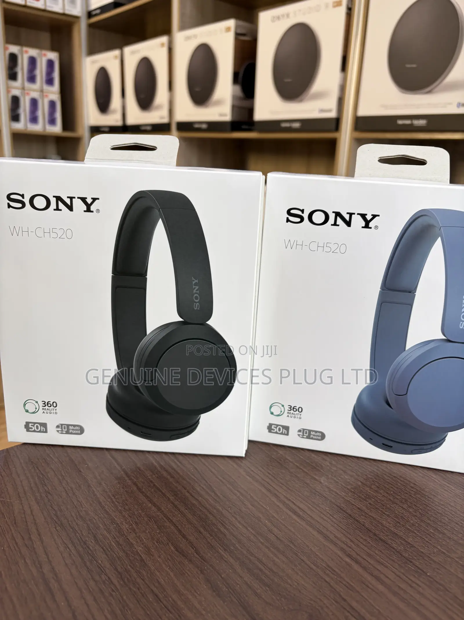 Sony WH-CH520 Wireless on-Ear Bluetooth Headphones With Microphone