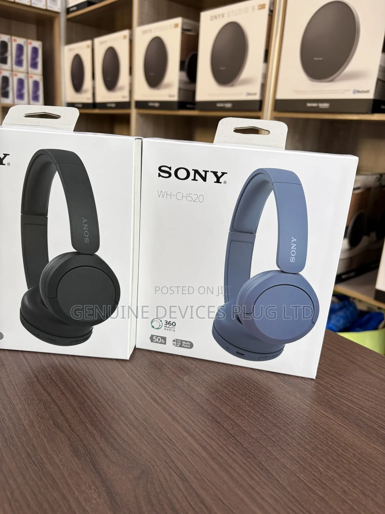 Sony WH-CH520 Wireless on-Ear Bluetooth Headphones With Microphone