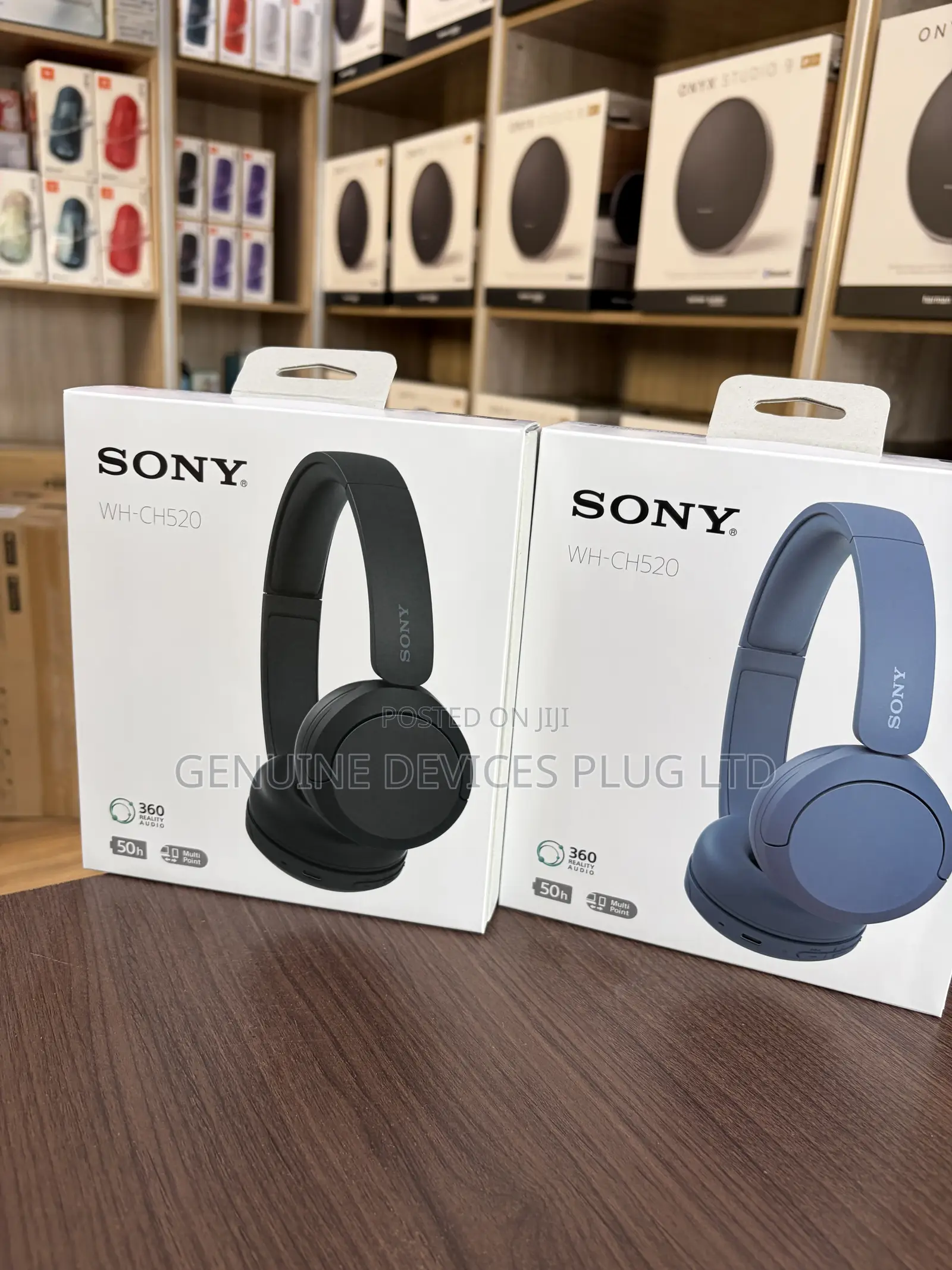 Sony WH-CH520 Wireless on-Ear Bluetooth Headphones With Microphone