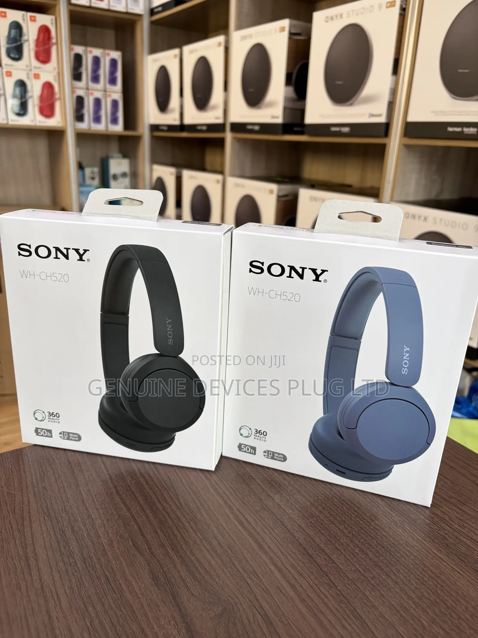 Sony WH-CH520 Wireless on-Ear Bluetooth Headphones With Microphone