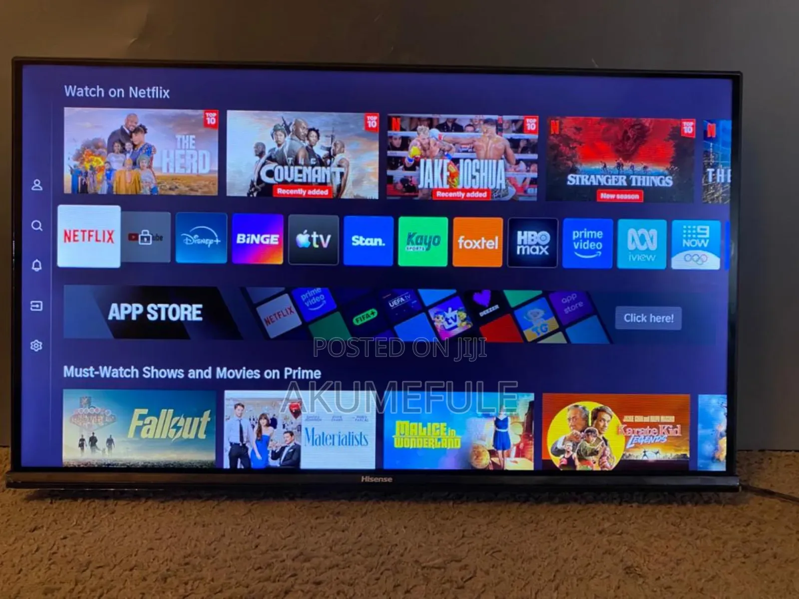Hisense Vidaa Smart TV 32 Inches Display With Free Netflix Account