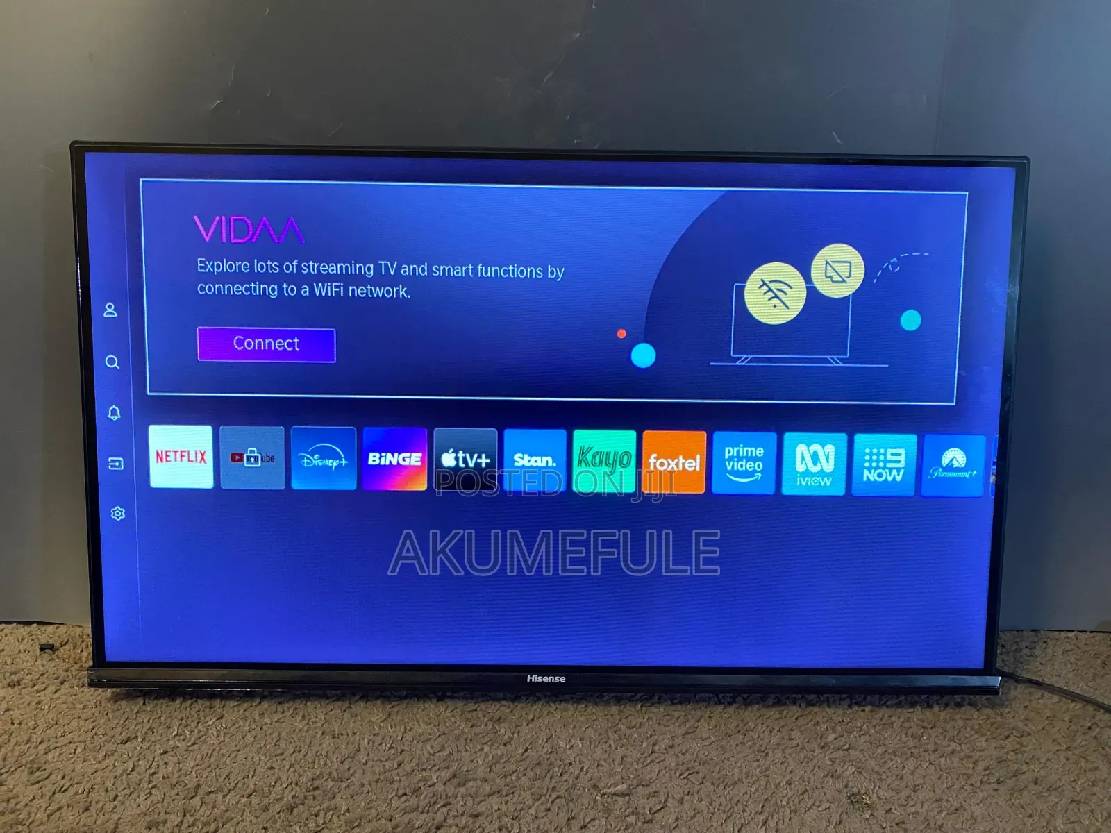 Hisense Vidaa Smart TV 32 Inches Display With Free Netflix Account