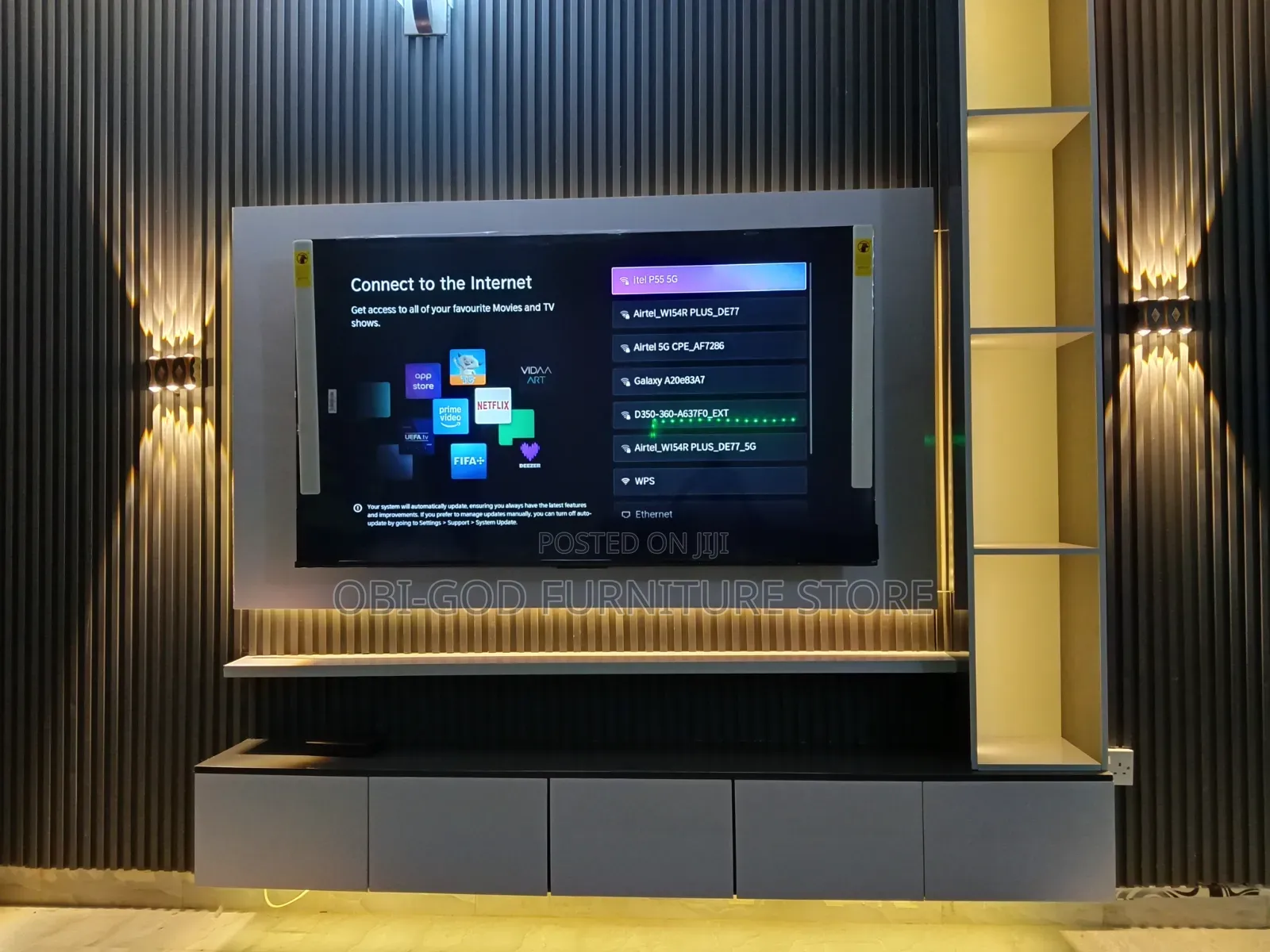 TV Console Installation