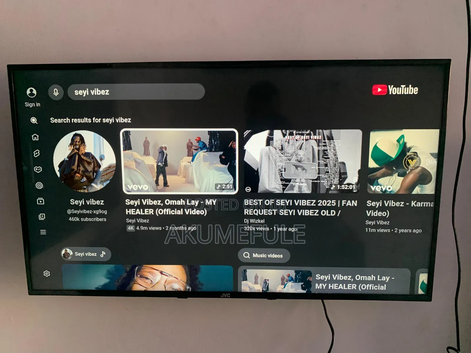 JVC Android TV 40 Inches Display With Free Netflix Account
