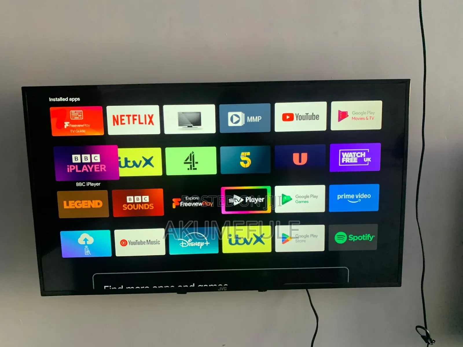JVC Android TV 40 Inches Display With Free Netflix Account