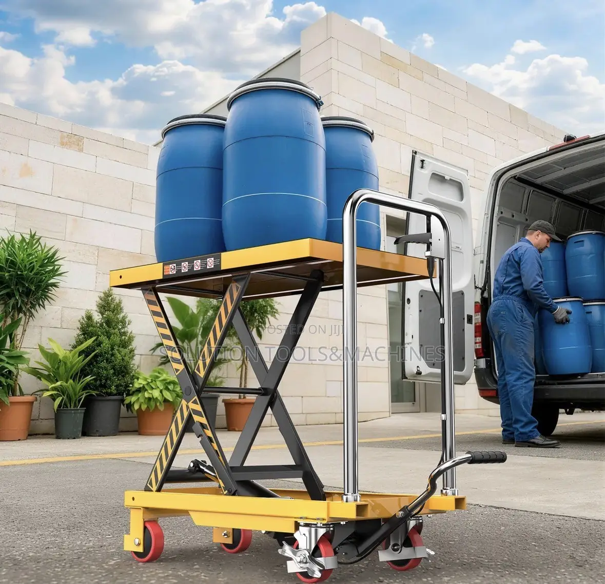 800kg Hydraulic Table Lift Scissors Type