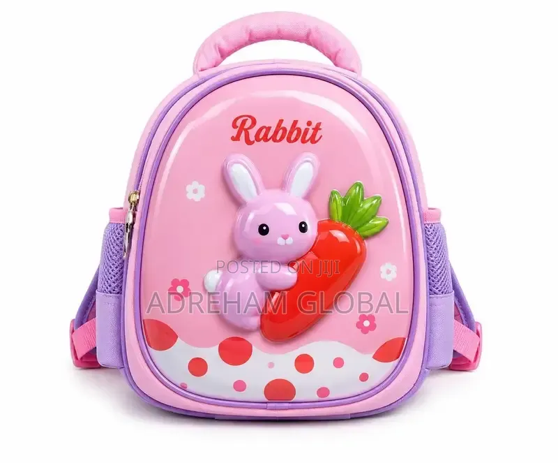 Cute Kiddies Character Hard Shell Beginner School Bag