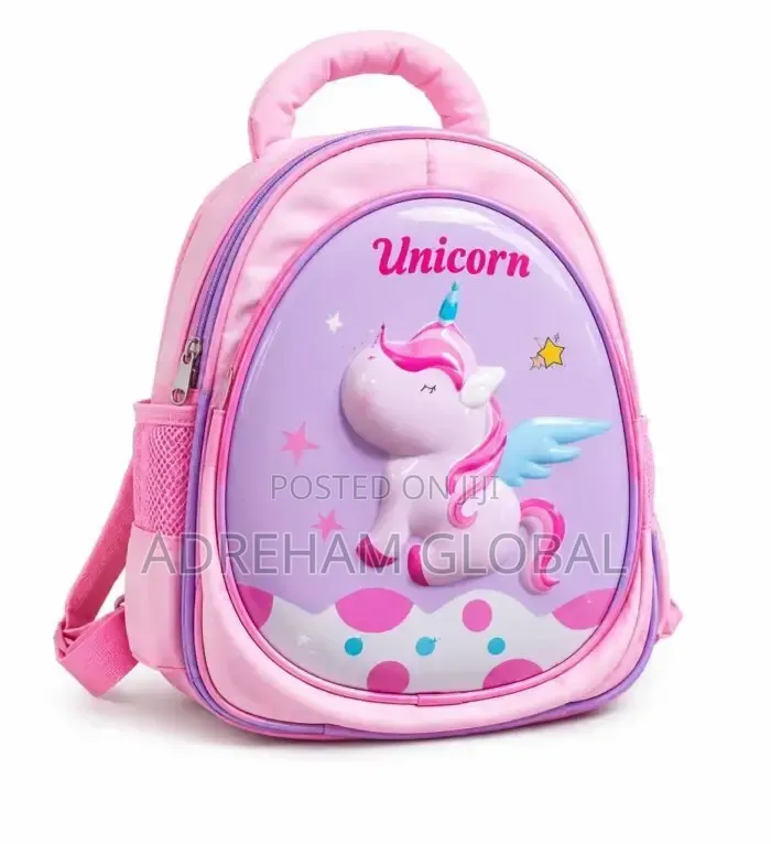 Cute Kiddies Character Hard Shell Beginner School Bag