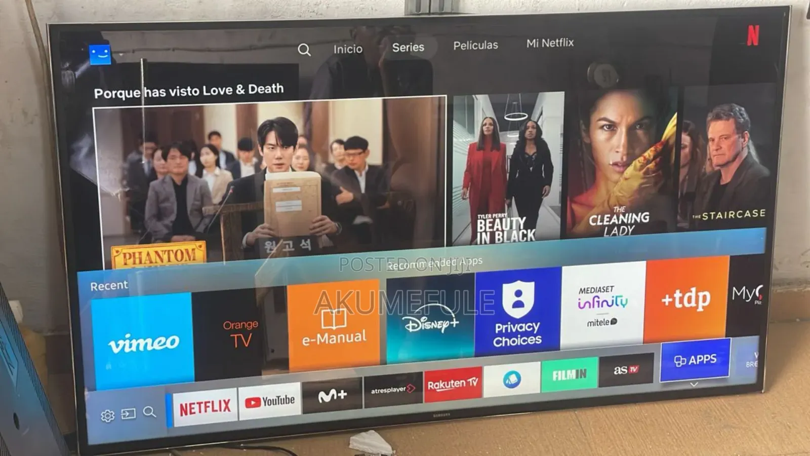 Samsung Smart TV 55 Inches Display 2023 Model With Free Netflix