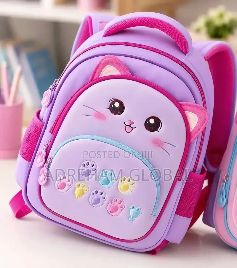 Cute Kiddies Character Hard Shell Beginner School Bag