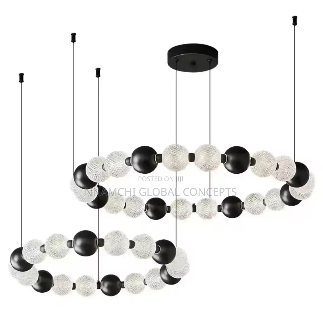 Minimalist Metal Ball Restaurant Pendant Light Luxury Living Rooms