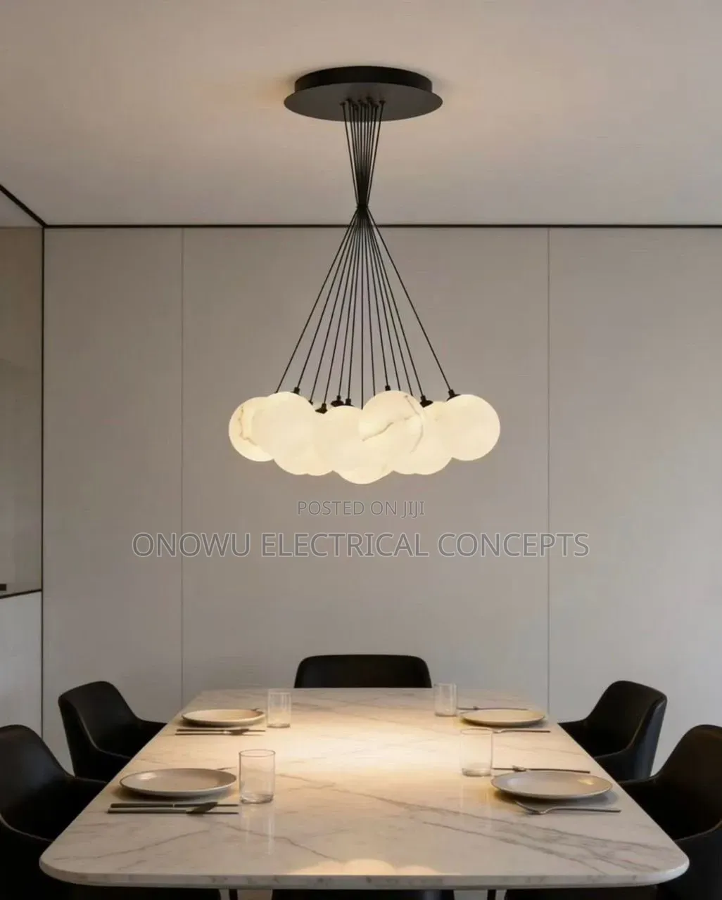 Minimalist Metal Ball Restaurant Pendant Light Luxury Living Room