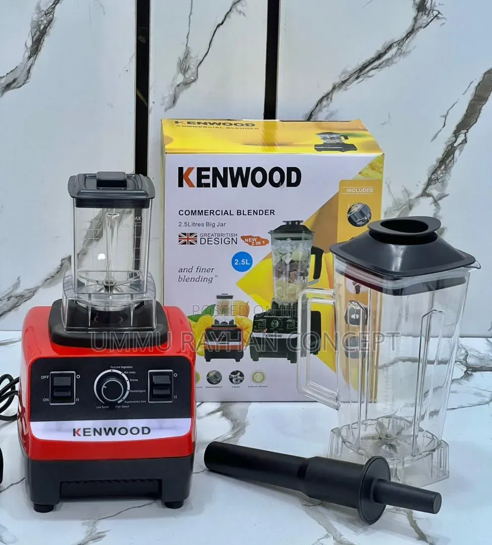 KENWOOD BLENDER 2.5L 8500W With Dry and Wet Jar.