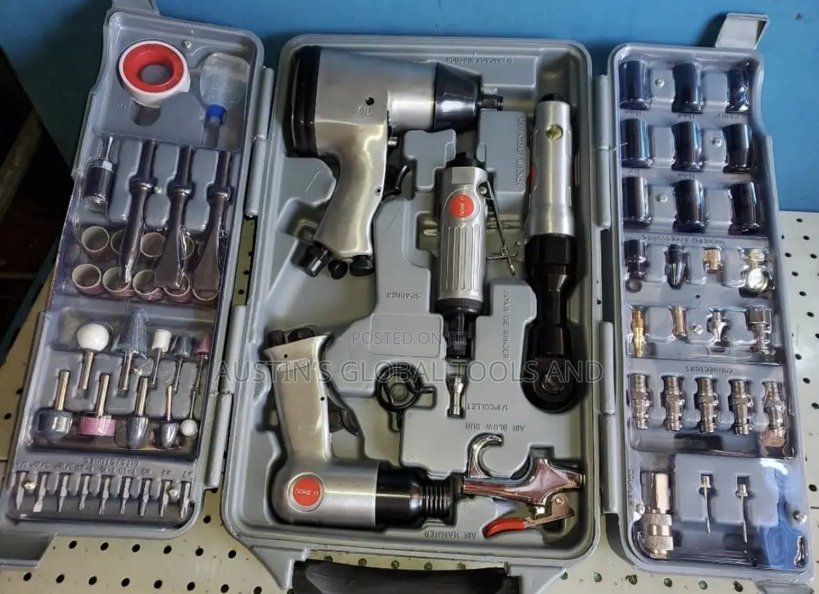 71-Piece Pneumatic Air Tool and Accessory Kit