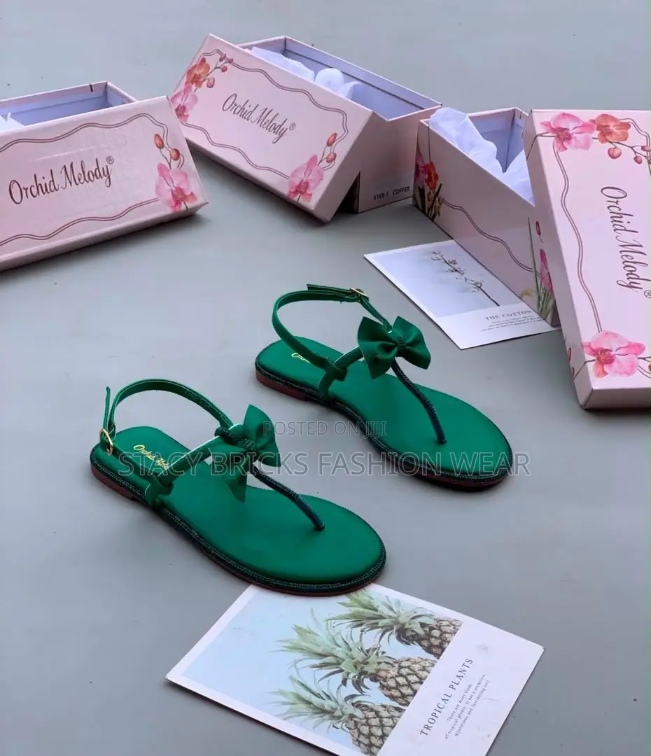NEW IN!* *Quality Bow Sandal* *Brand-Melody Orchid*