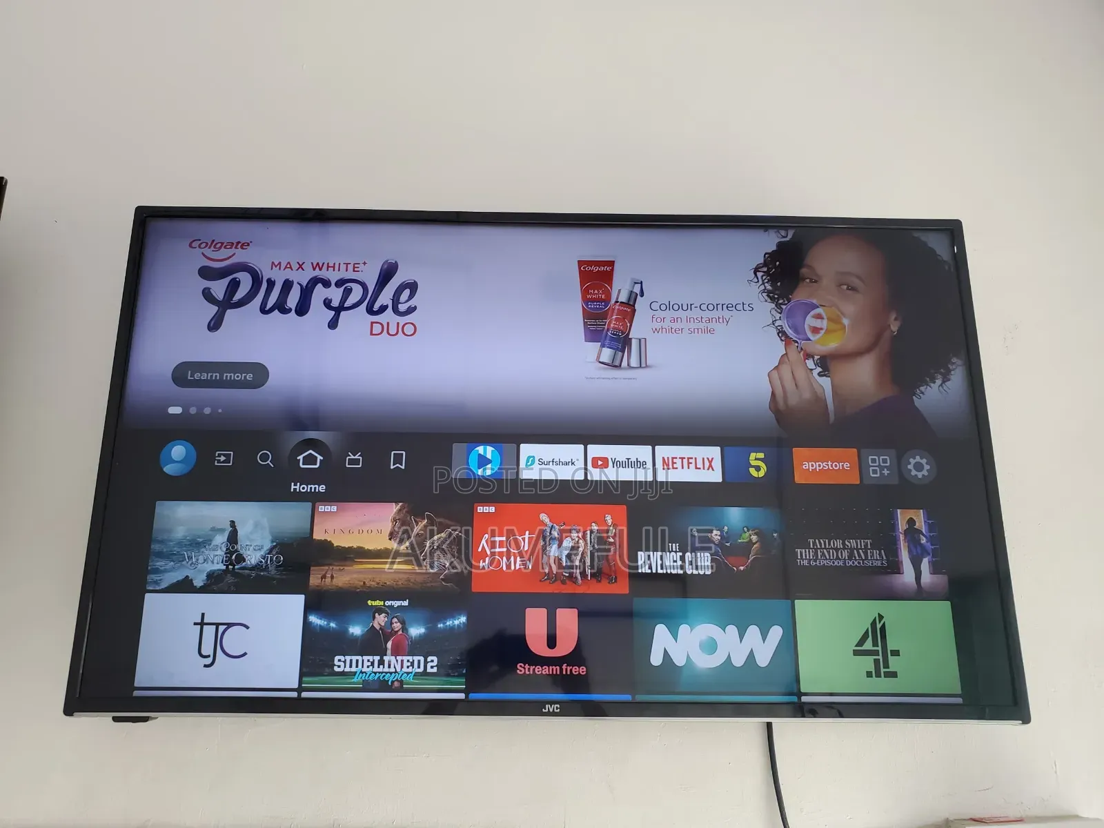 JVC Fire Smart TV 40 Inches Display With Free Netflix Account