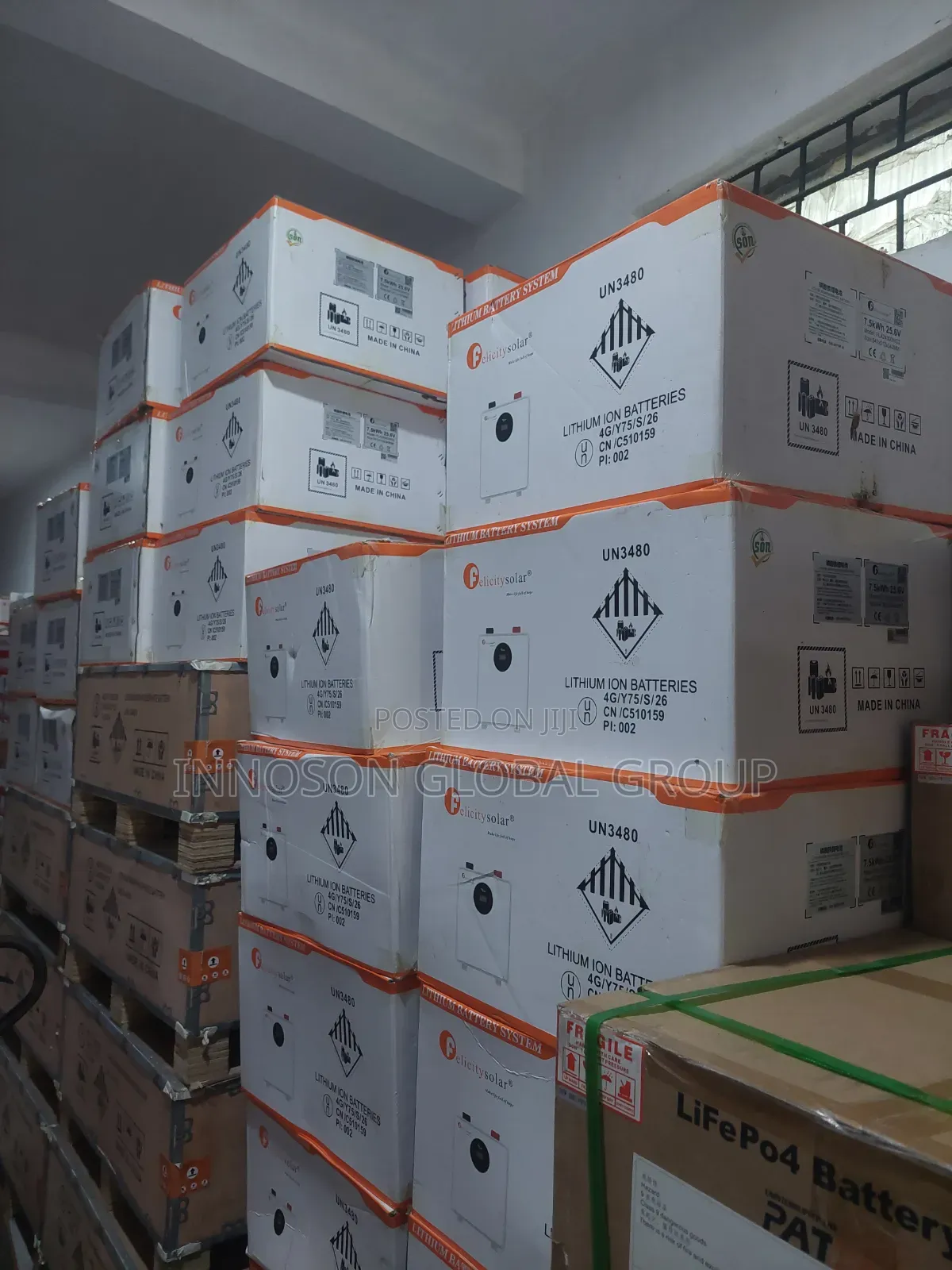 7.5kwh 24v FelicitySolar Lithium Ion Battery
