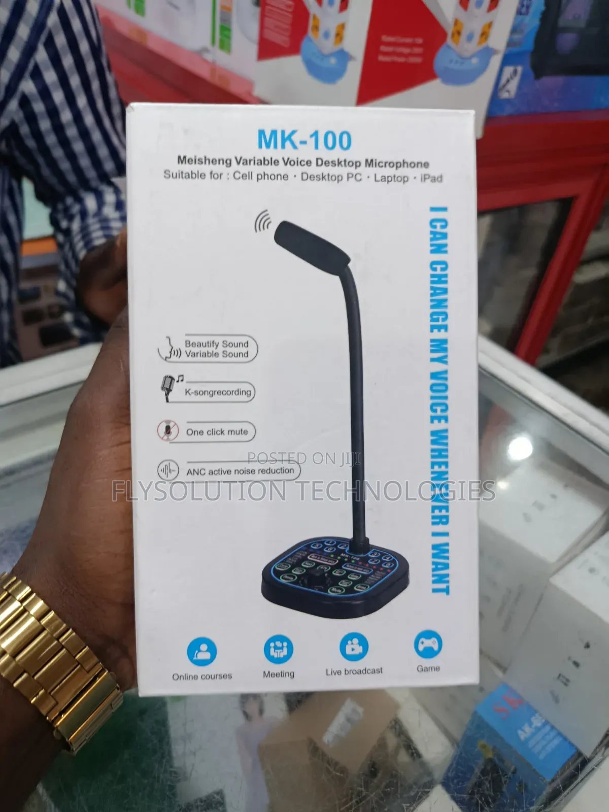 MK-100 Meisheng Variable Voice Desktop Microphone