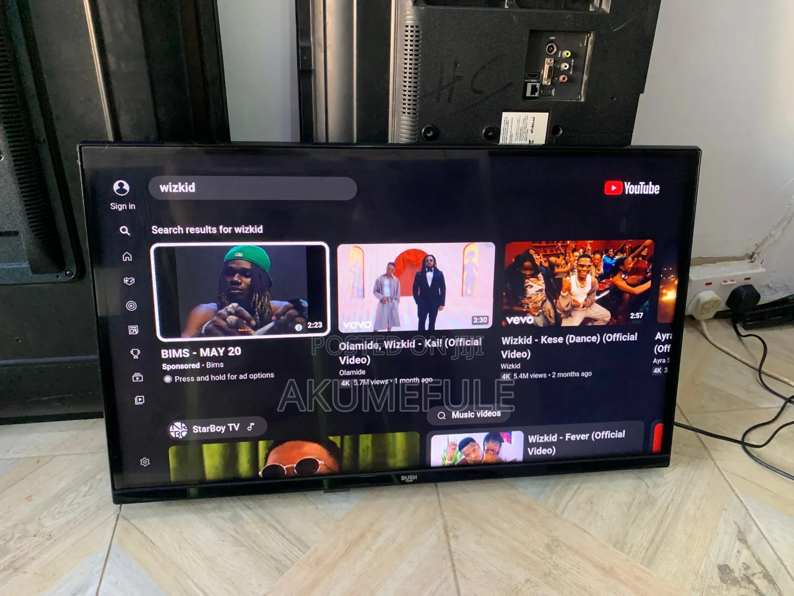Bush Smart TV 32 Inches Display With Free Netflix Account