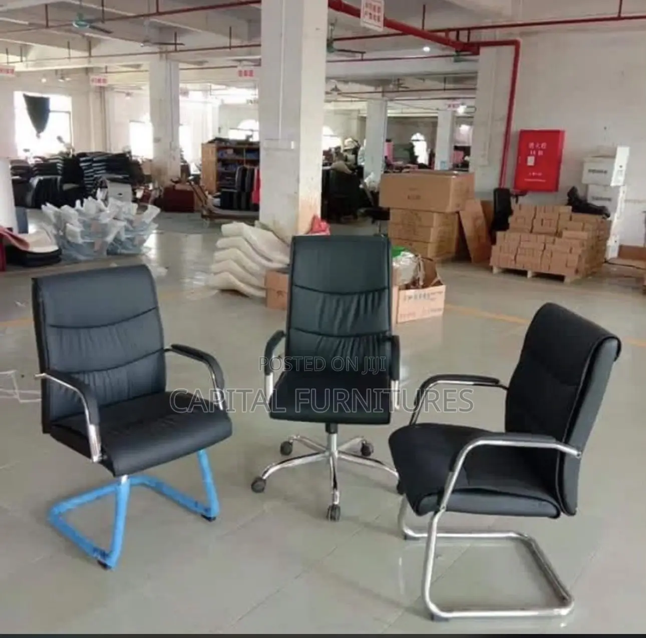 Executive Leather Visitors Chair