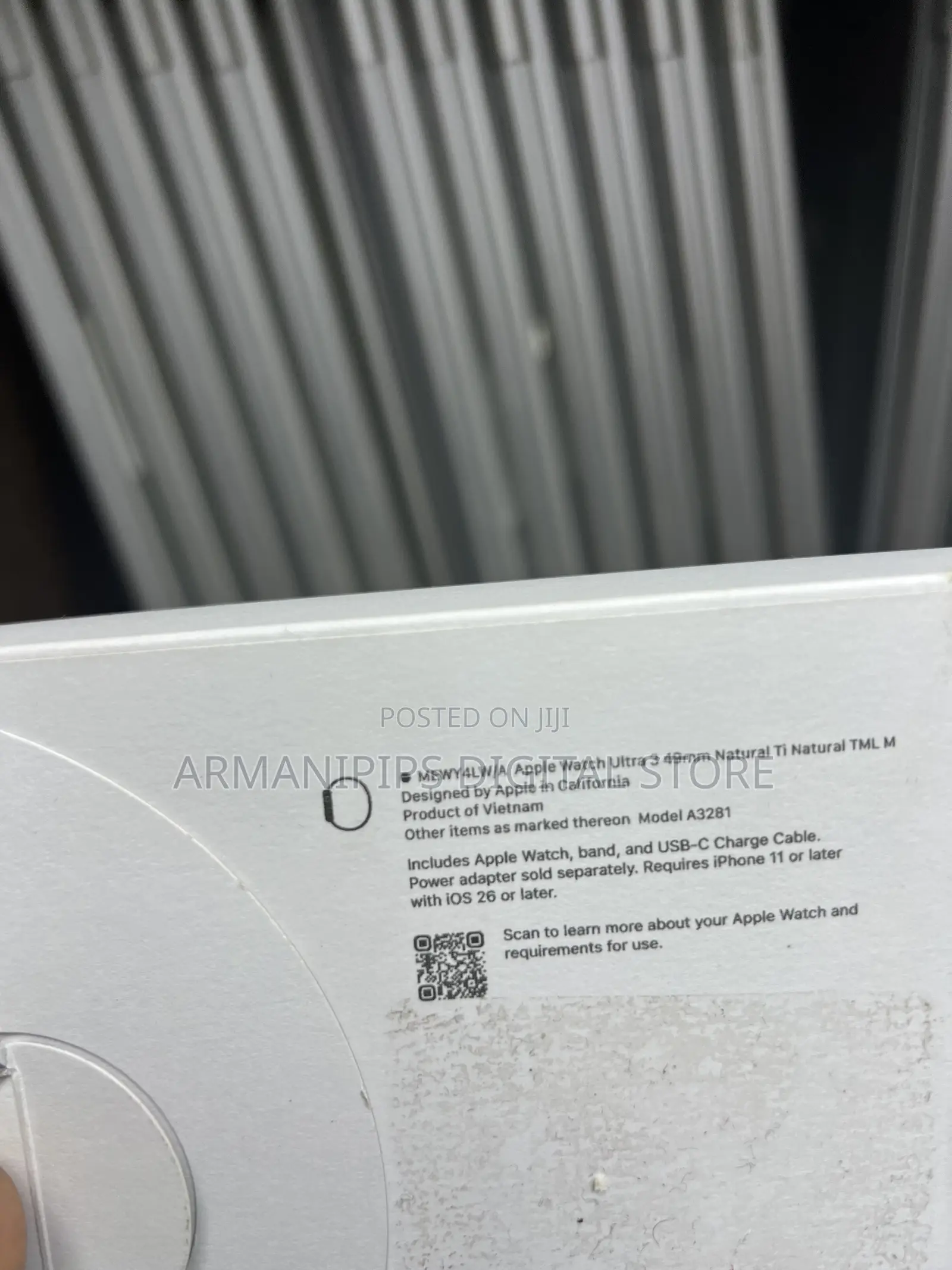 Brand New Apple Watch Ultra 3 49MM Natural Titanium With Milanese Loop