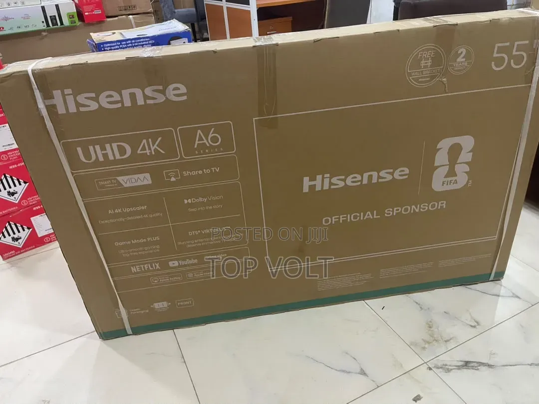 Hisense 55” UHD Smart TV for Home Entertainment