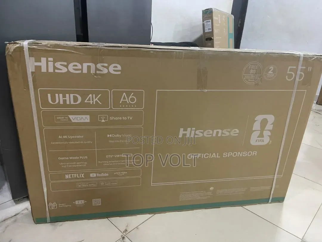 Hisense 55” UHD TV – Sharp and Detailed Images