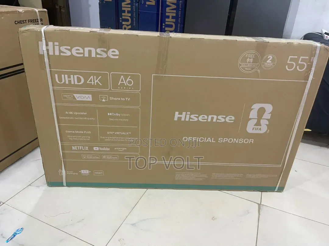 Hisense 55” UHD TV – Sharp and Detailed Images