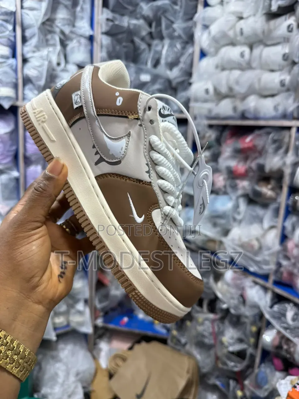 Swipe to View More High Quality Nike Air Force 1 Chunky Laces Sneakers
