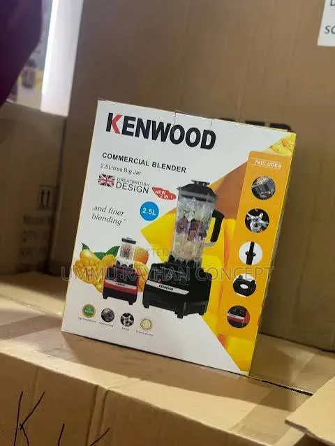 KENWOOD BLENDER 2.5L 8500W With Dry and Wet Jar.