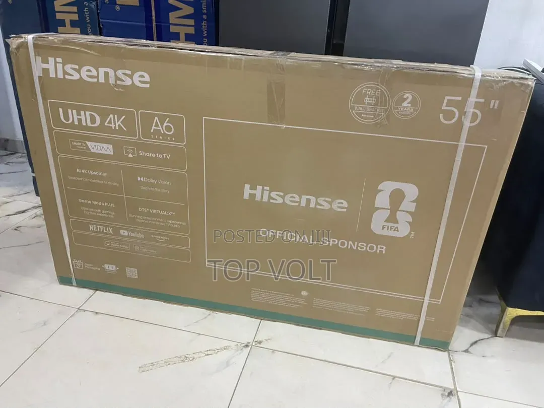 Hisense 55 inches  UHD Home Entertainment TV