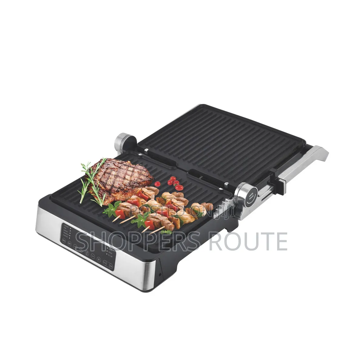 ORVICA Electric Grill Pan Non-Stick Stainless Steel Orm 8839