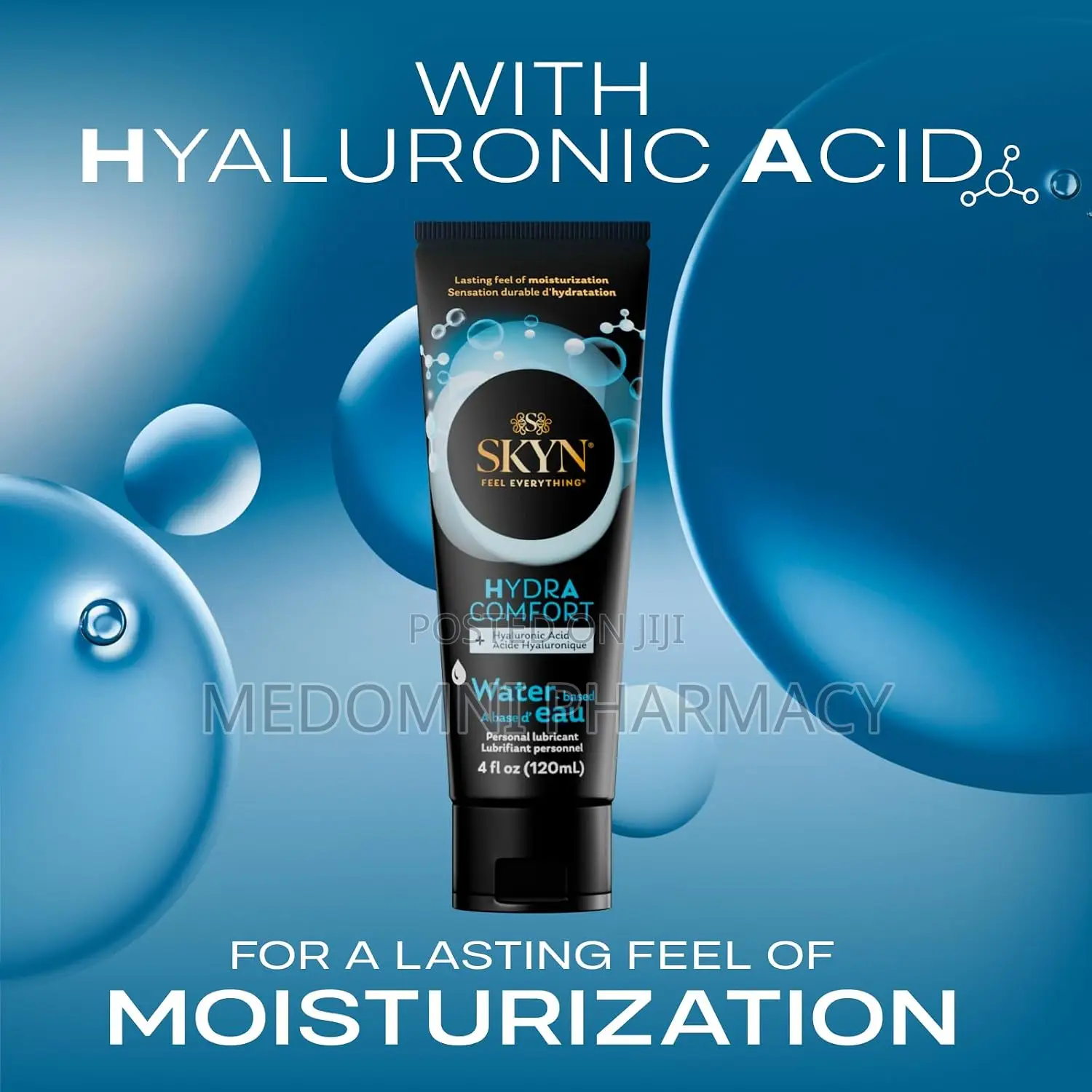 SKYN Hydra Comfort Water Based Lubricant 4 Oz