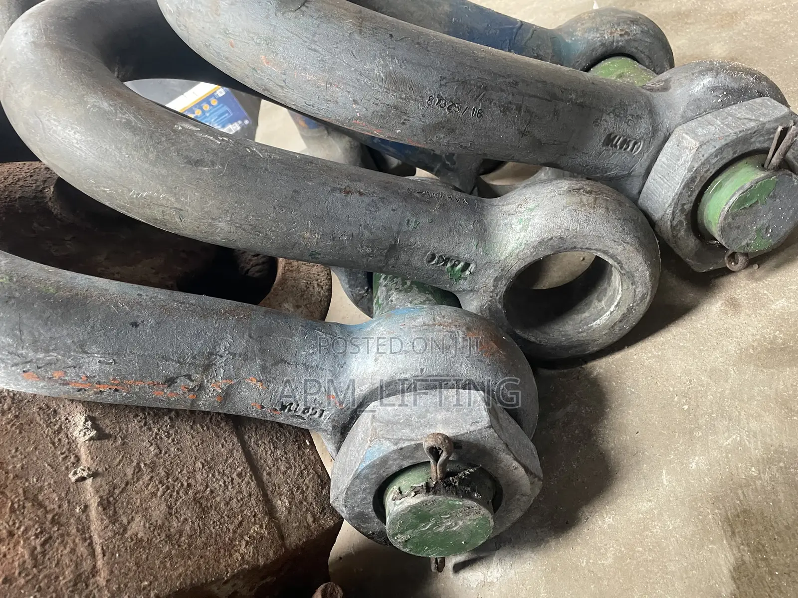 85ton Greenpin and British Standard Shackles Bolt and Nuts