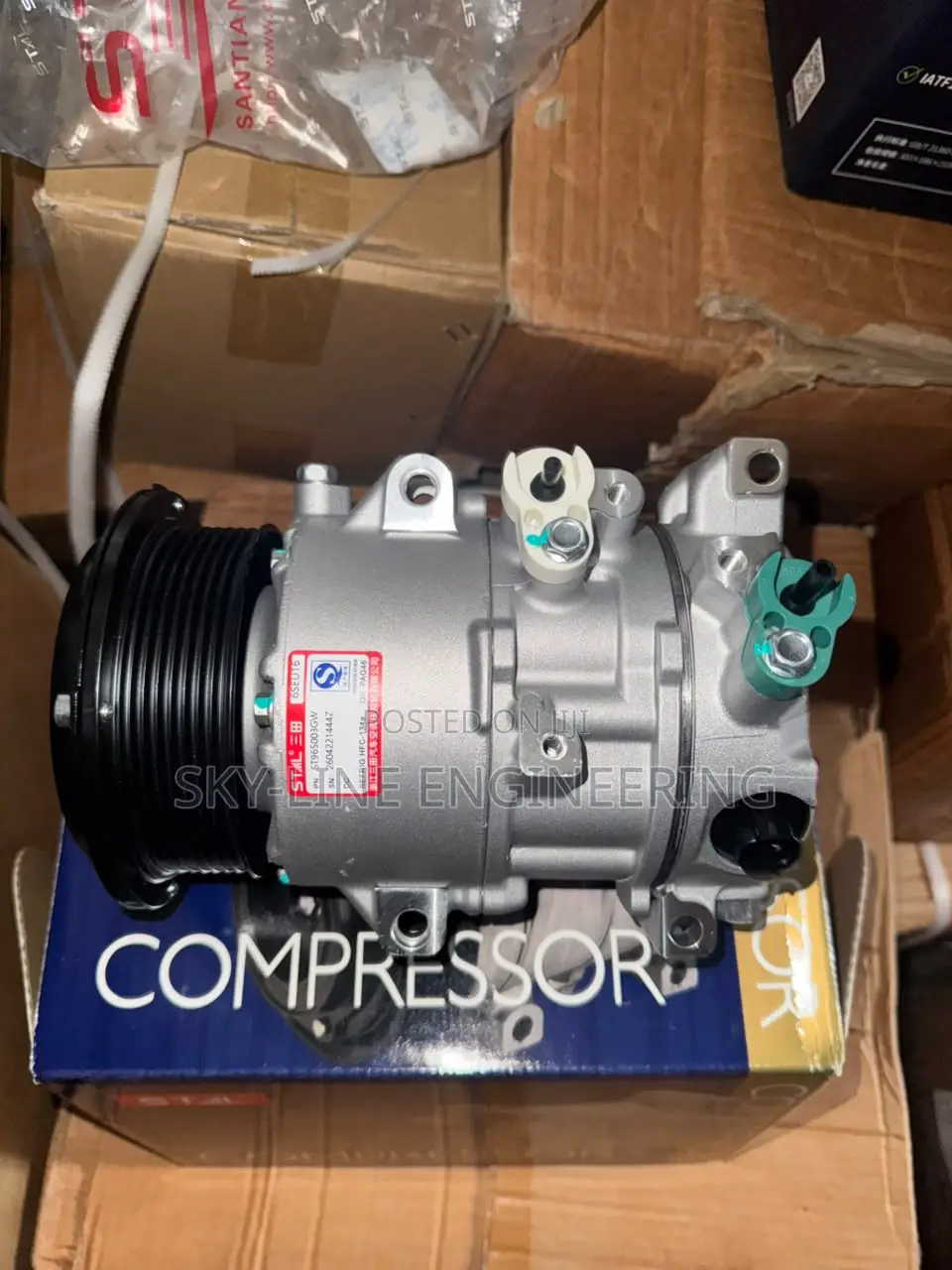 Toyota Camry 2.7 4 Plug RAV4 Hiace 2.7 AC Compressor 6SEU16C New