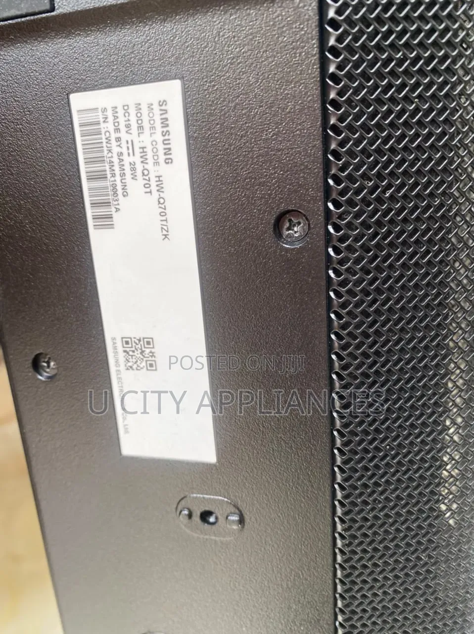 Samsung Soundbar HW_Q70TIZK UK Used