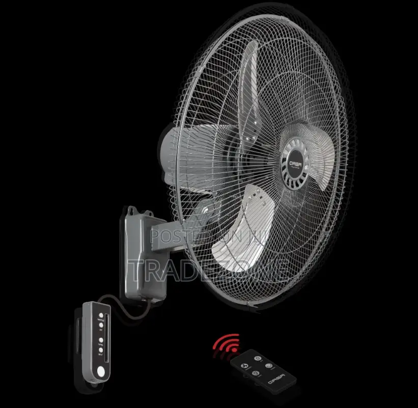 Qasa 18inches Energy Friendly AC/DC Solar Wall Fan QWF-1801acdc