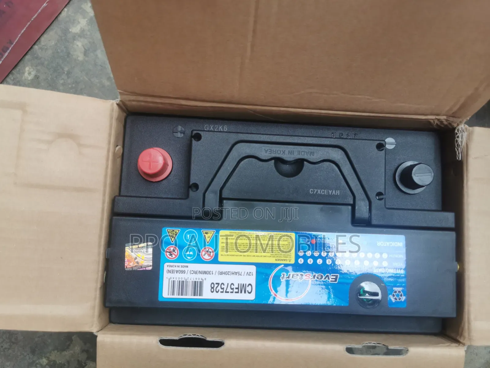 12v 75ah Everstart Original Korea Battery