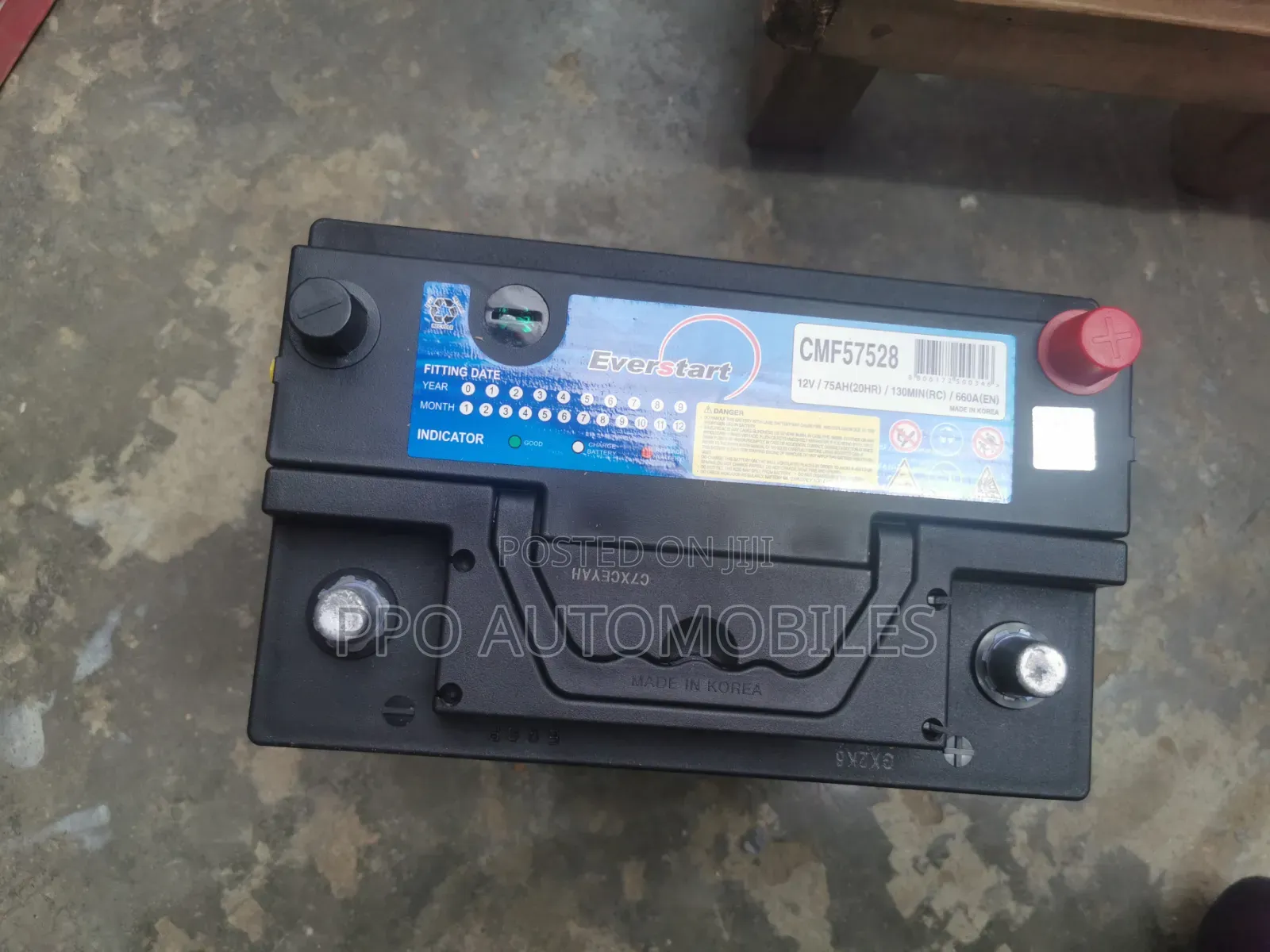 12v 75ah Everstart Original Korea Battery