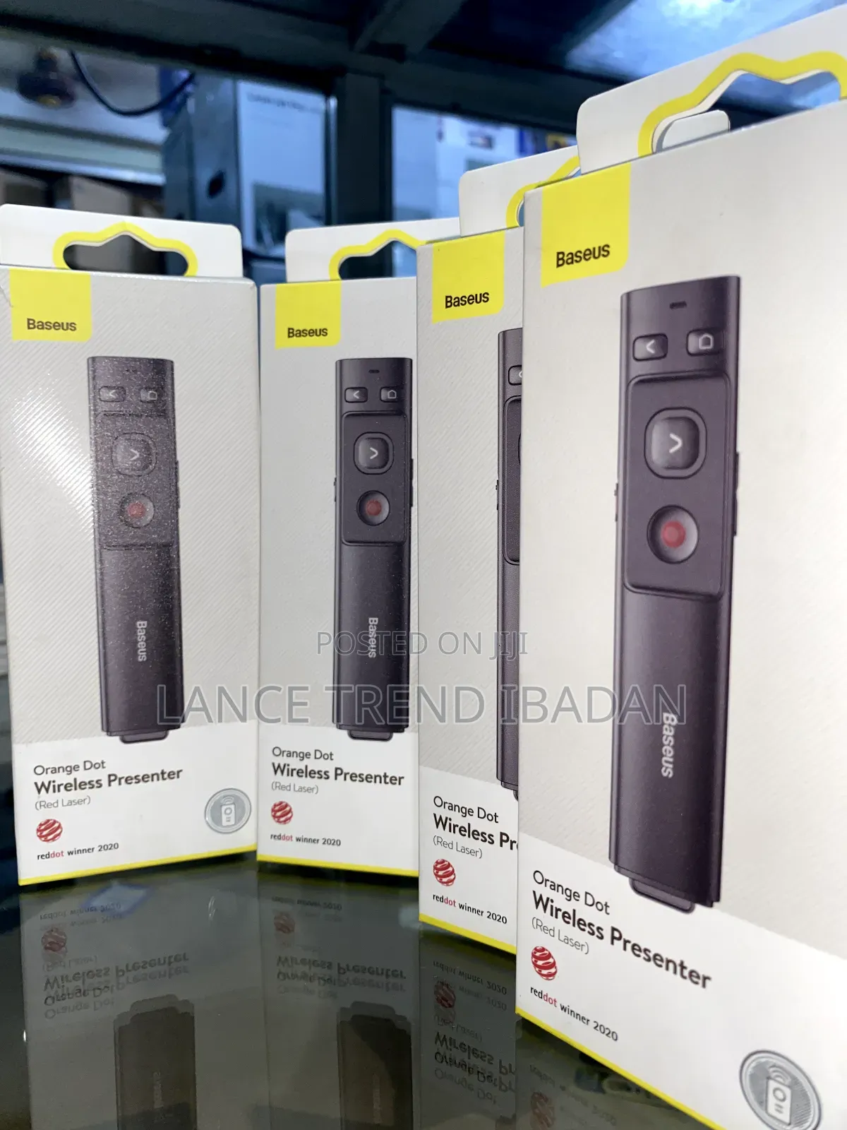 Orange Dot Wireless Presenter, Red Laser