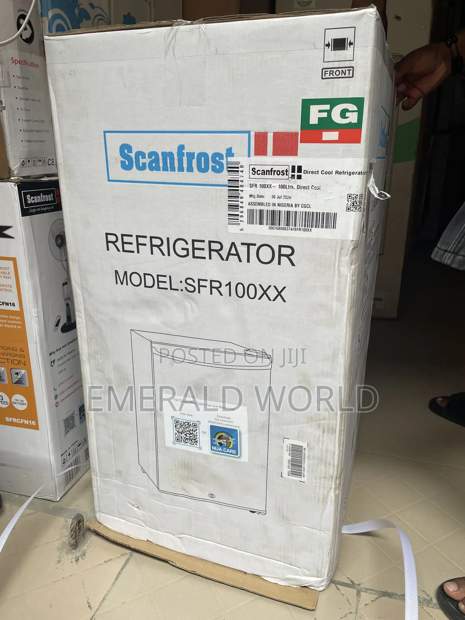 Scanfrost 100L Single Door Refrigerator (SFR100XX)