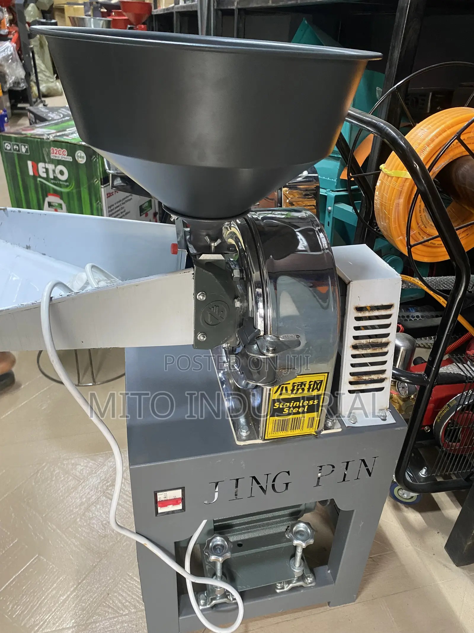 Jing Pin Stainless Steel Electric Grain Grinder/Disc Mill