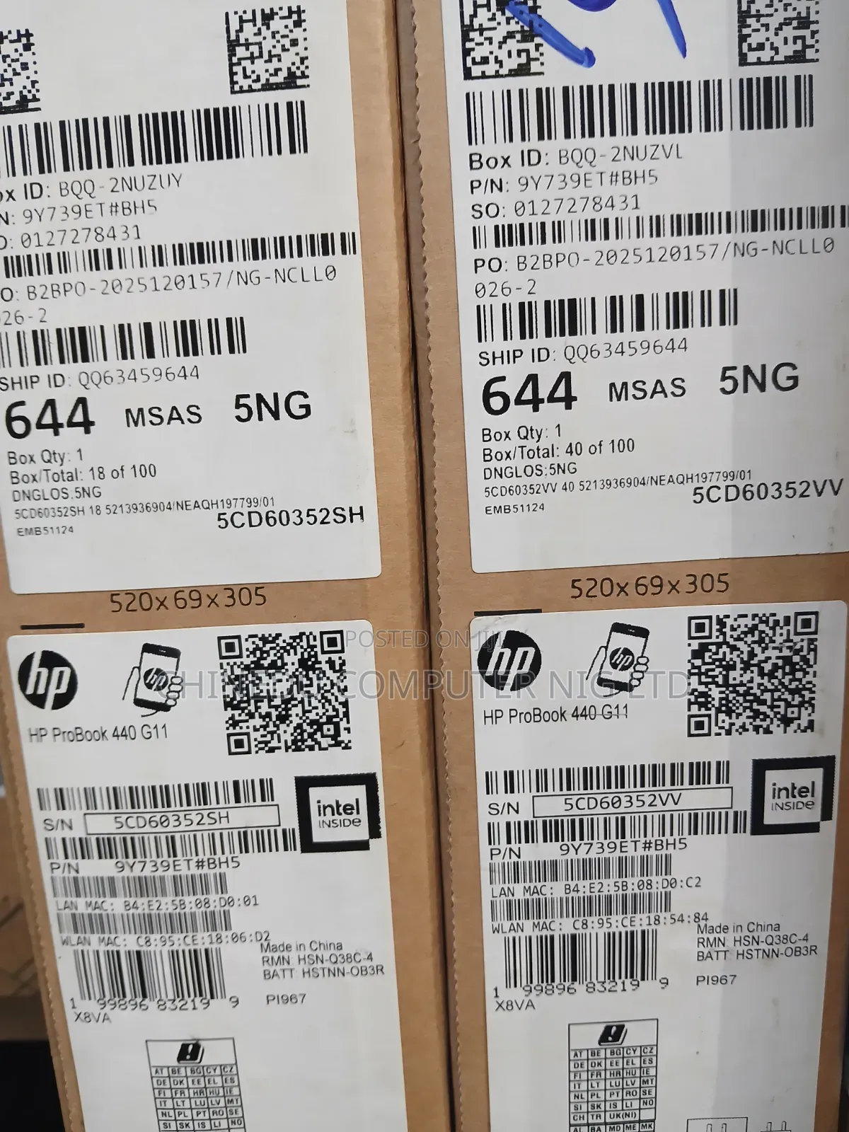 New Laptop HP ProBook 440 16GB Intel Core Ultra 5 SSD 512GB