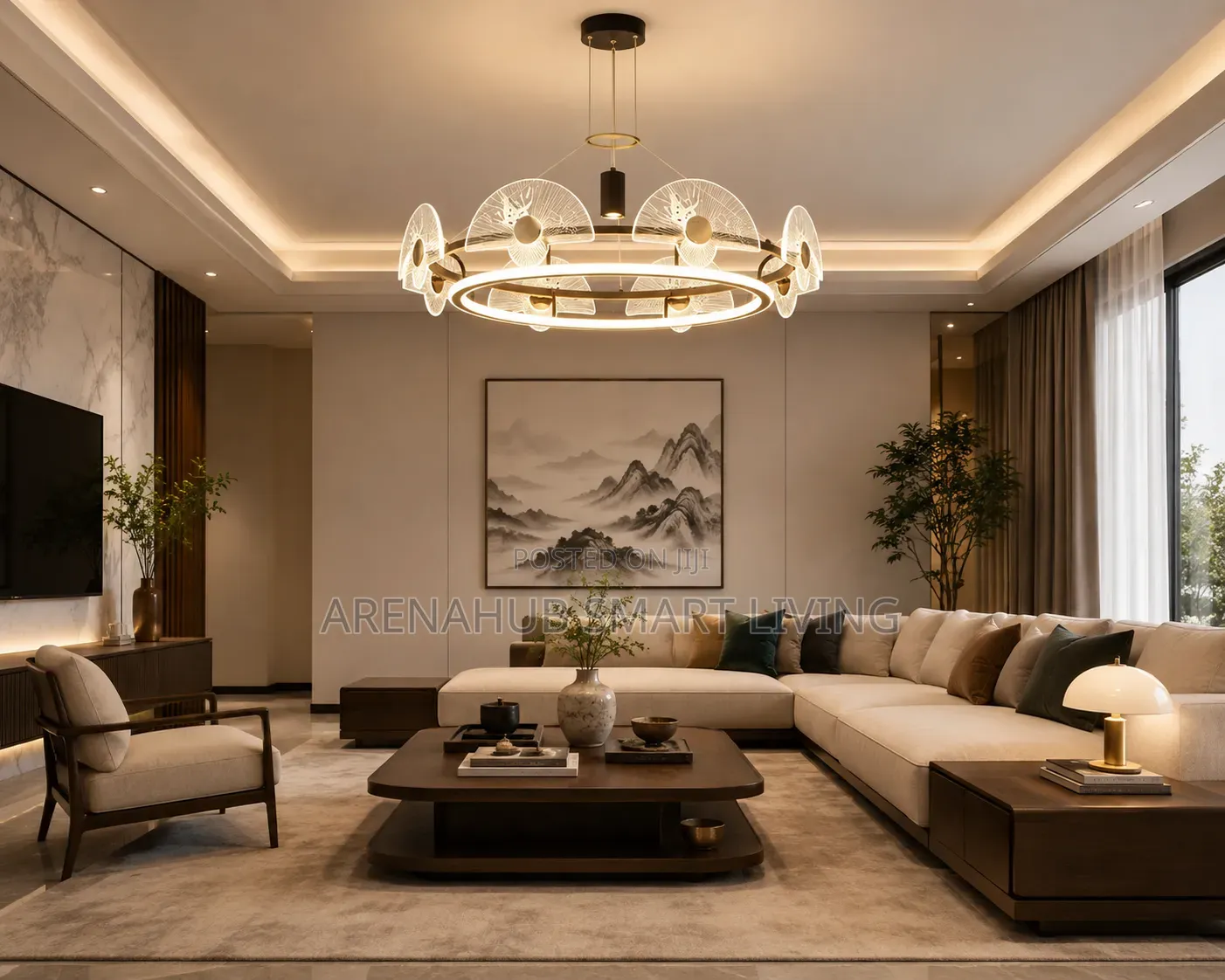 Nordic Living Room Chandelier Modern