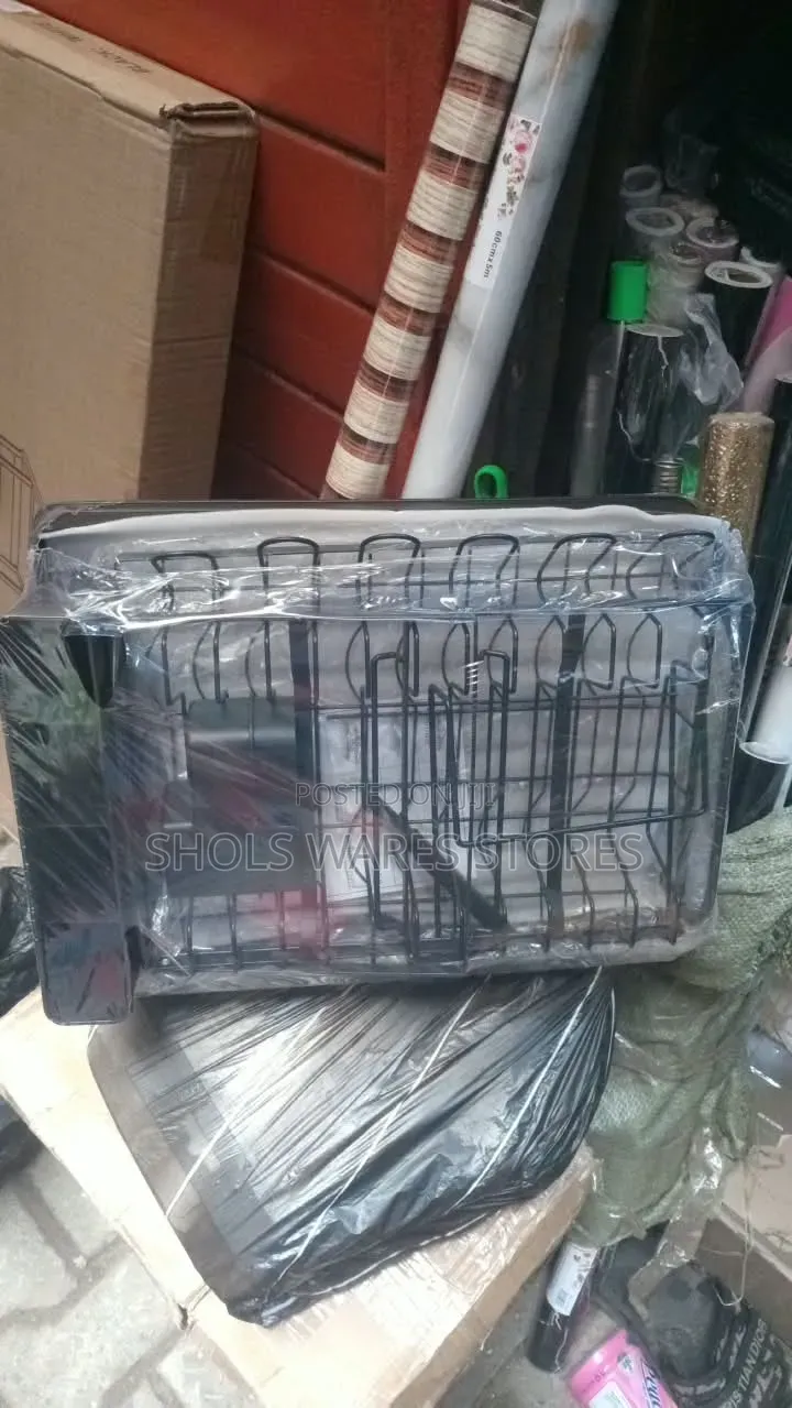 Modern 2-Tier Dish Drying Rack With Drip Tray