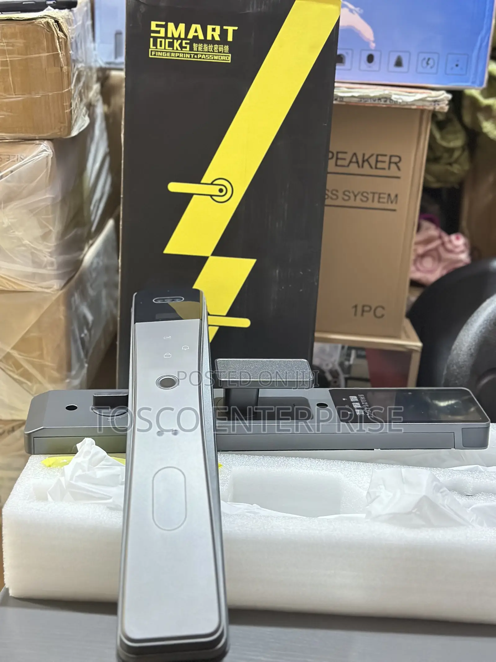 Smart Door Lock, Fingerprint PIN Card App Control